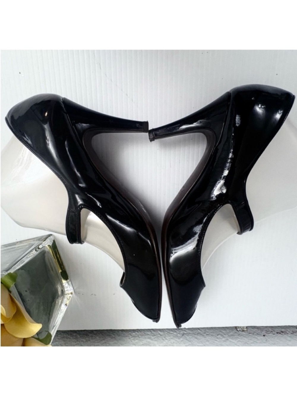 J Crew Classic Black Patent Leather Mary Jane Pumps - Women Size 10